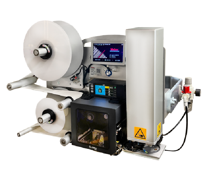 Model 4050B-EL electric tamp-blow label printer applicator